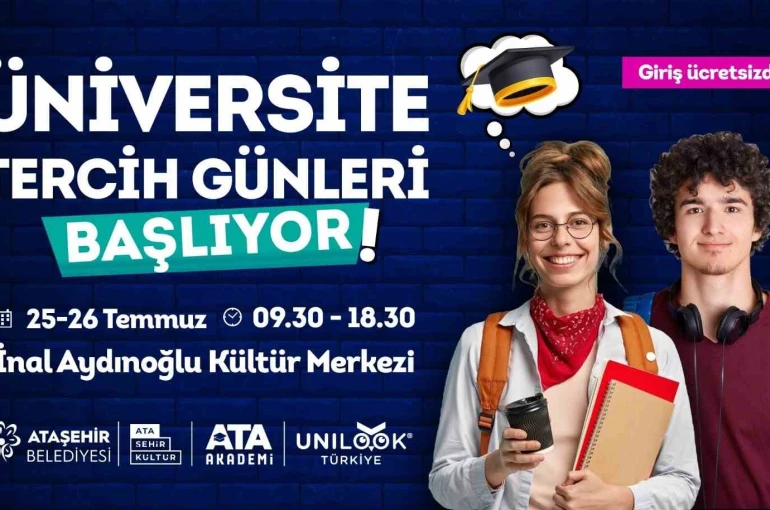 Gençlerin üniversite tercih yolculuğuna Ataşehir Belediyesi’nden destek