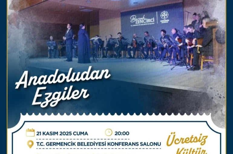 Germencik Belediyesi’nden "Anadolu’dan Ezgiler" gecesi 