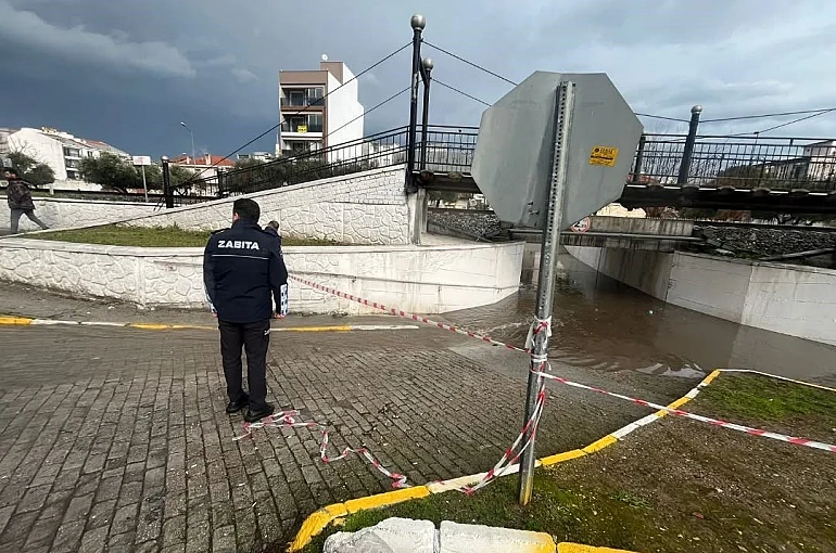 Germencik Belediyesi’nden sağanak yağışa karşı önlem 