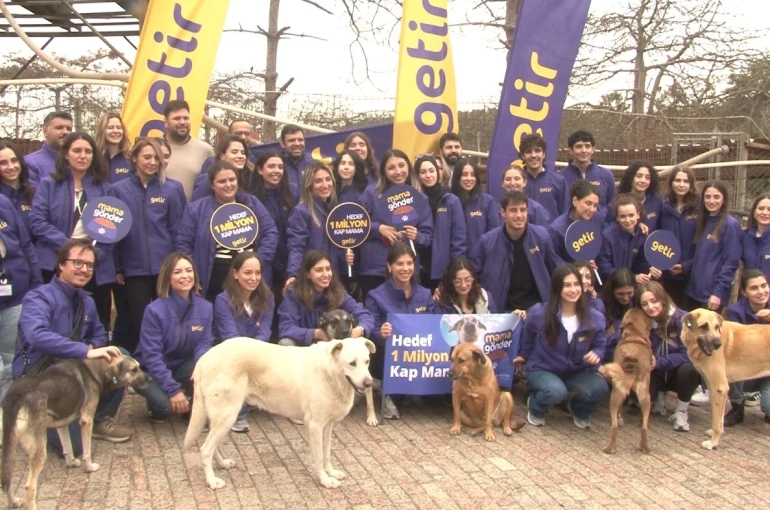 Getir’den hayvan barınaklarına 1 milyon kap mama desteği