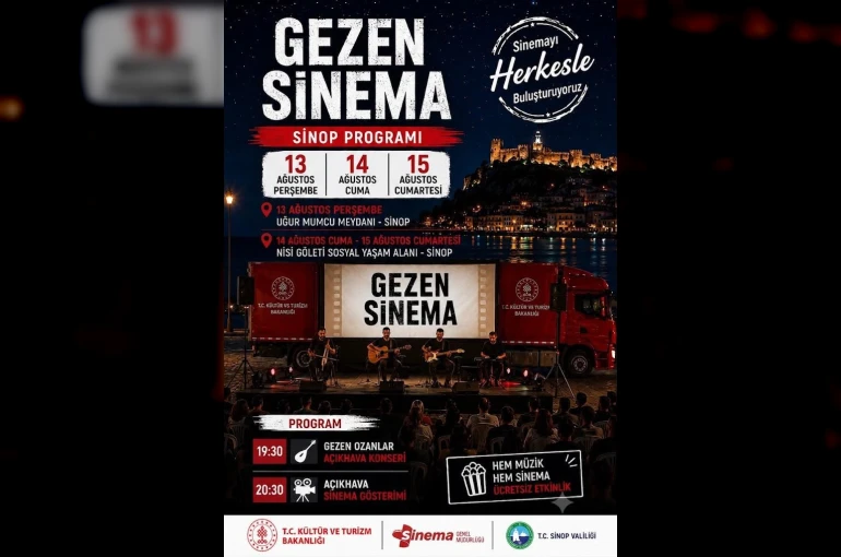 "Gezen Sinema" Sinop’ta