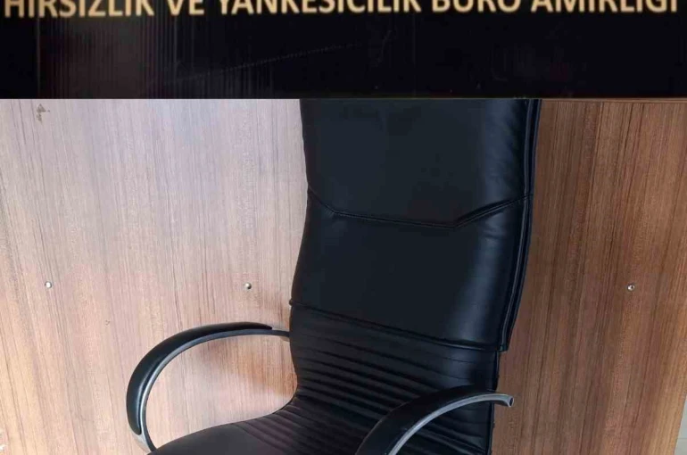 Girdiği iş yerinden koltuk çaldı