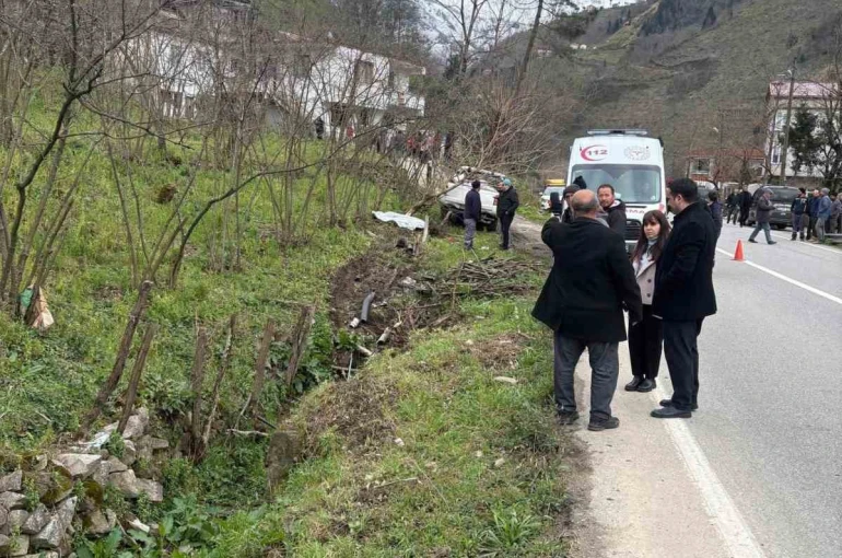 Giresun’da trafik kazası: 1 ölü