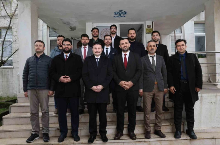 Gökçeada Kaymakamı müftülük personeliyle bir araya geldi 