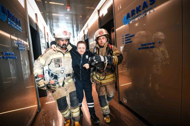 Gökdelende nefes kesen tatbikat 