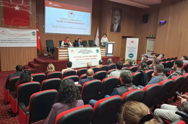 Gökova susamı için organik üretim masaya yatırıldı