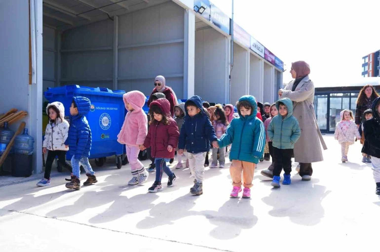 Gölbaşı’nda miniklere geri dönüşüm ve sıfır atık anlatıldı 