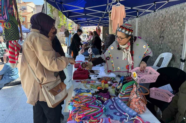 Gölcük’te el emeği ürünler şölende sergileniyor 