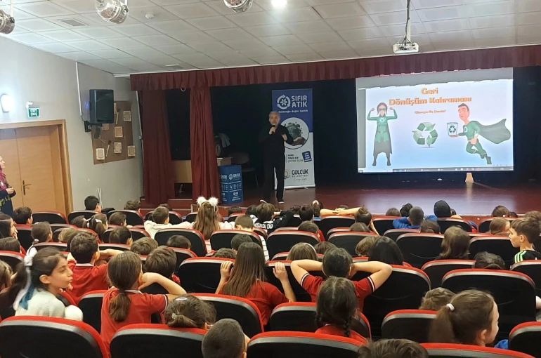 Gölcük’te ilkokul öğrencilerine Sıfır Atık eğitimi verildi 