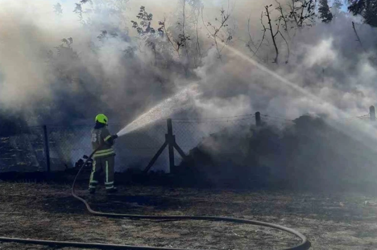 Gönen’de çıkan yangın kısa sürede kontrol altına alındı