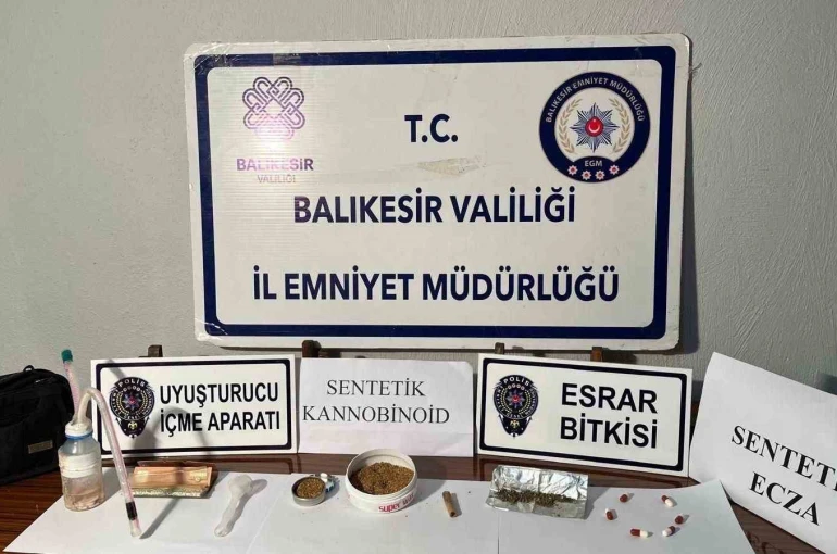 Gönen’de uyuşturucu operasyonu: 3 şüpheli gözaltına alındı 