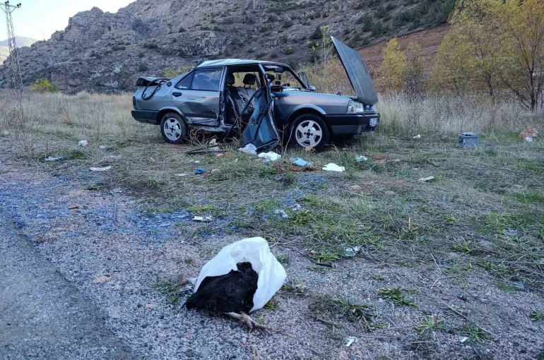 Gümüşhane’de iki araç çarpıştı: 4 yaralı 