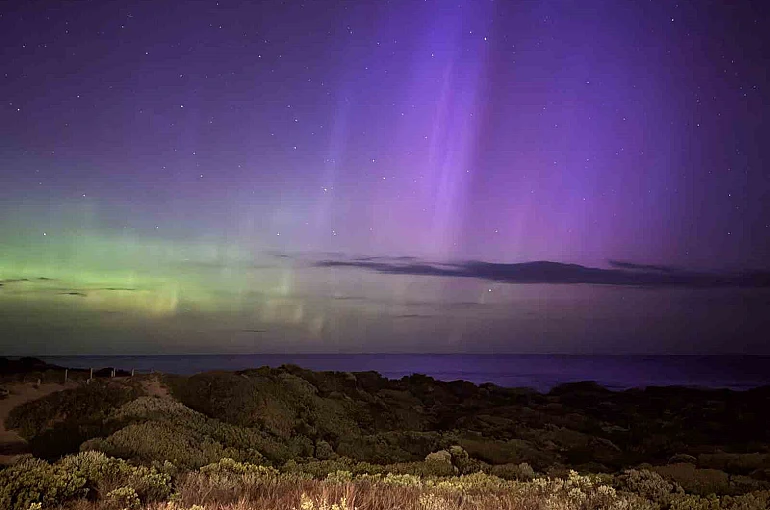 Güneş’teki patlama ilk olarak Avusturalya’dan görüntülendi 