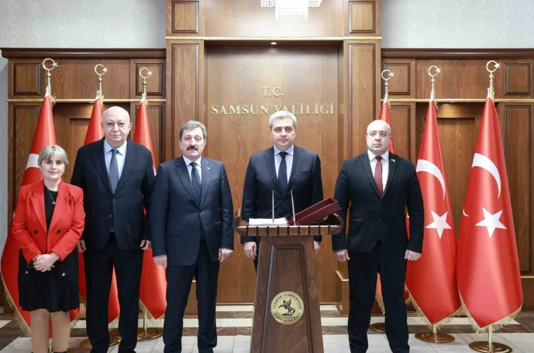 Gürcistan heyeti Samsun’da: Dostluk bağları pekişti 