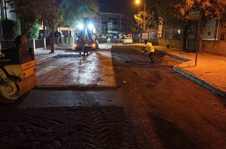 Güzeller Mahallesi’nde bozulan yollara asfalt 