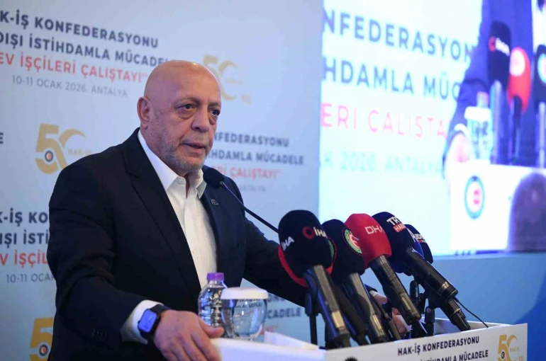 HAK-İŞ Genel Başkanı Mahmut Arslan: "Taşeronda tarih yazdık, şimdi sıra ev işçilerinin haklarında" 