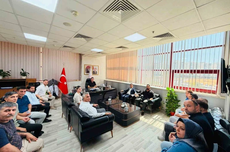 Hak-İş İl Başkanı Aküzüm, Başhekim Avınca ile görüştü 