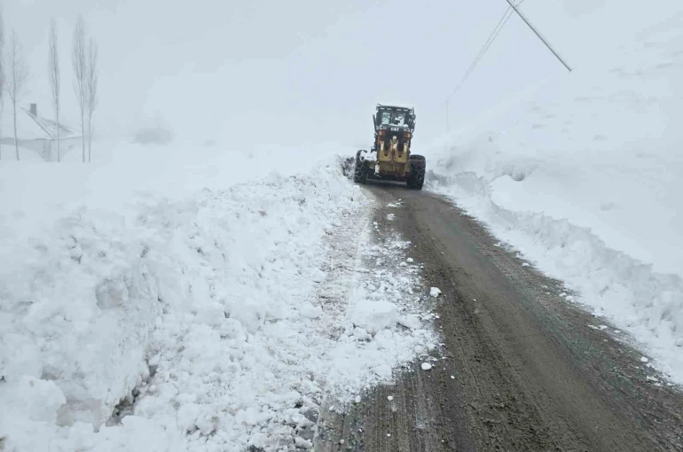 Hakkari’de 61 yerleşim yerinin yolu kapandı 