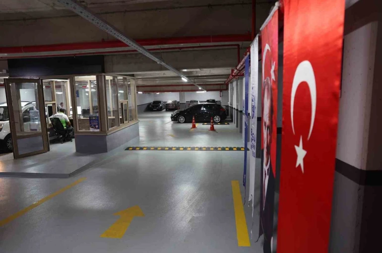 Hanlar bölgesi otoparkı nefes aldırdı 