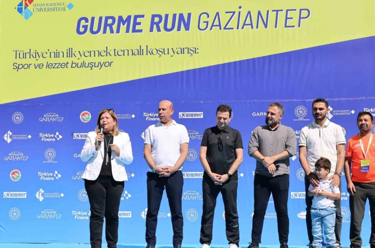Hasan Kalyoncu Üniversitesi Lider paydaşlığında Türkiye’nin ilk gastronomi temalı uluslararası yol koşusu, Gurme Run Gaziantep’te gerçekleşti 