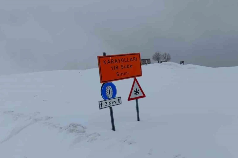 Hasköy-Mutki yolu tipi nedeniyle ulaşıma kapatıldı 