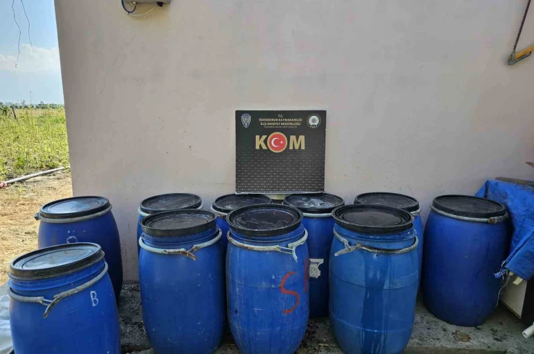 Hatay’da sahte içki operasyonu