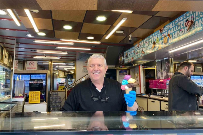 Havaların ısınmasıyla dondurma satışları hareketlendi 