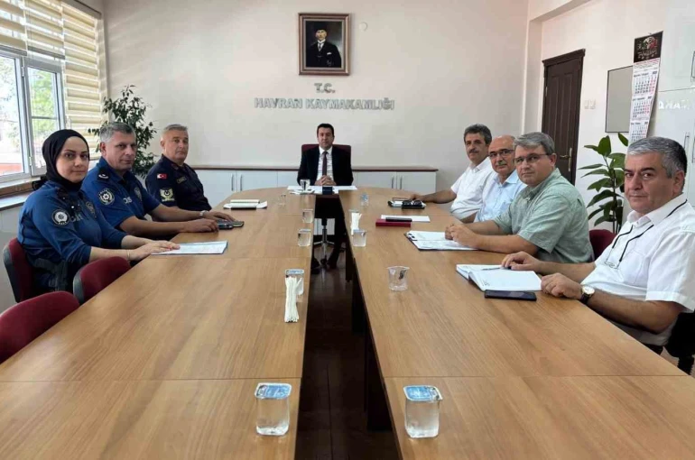 Havran’da çocukların eğitim güvenliği için toplantı yapıldı 