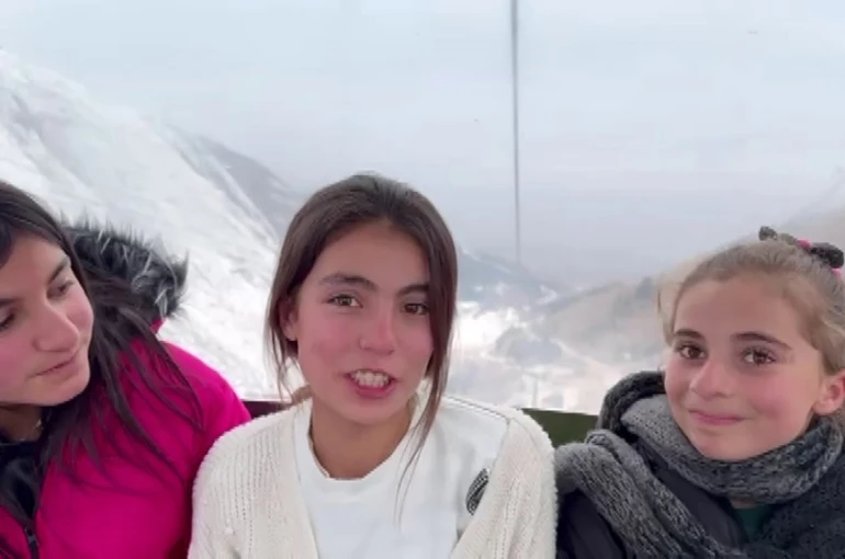 Hayatlarında ilk kez gondola binmenin heyecanını yaşadılar 