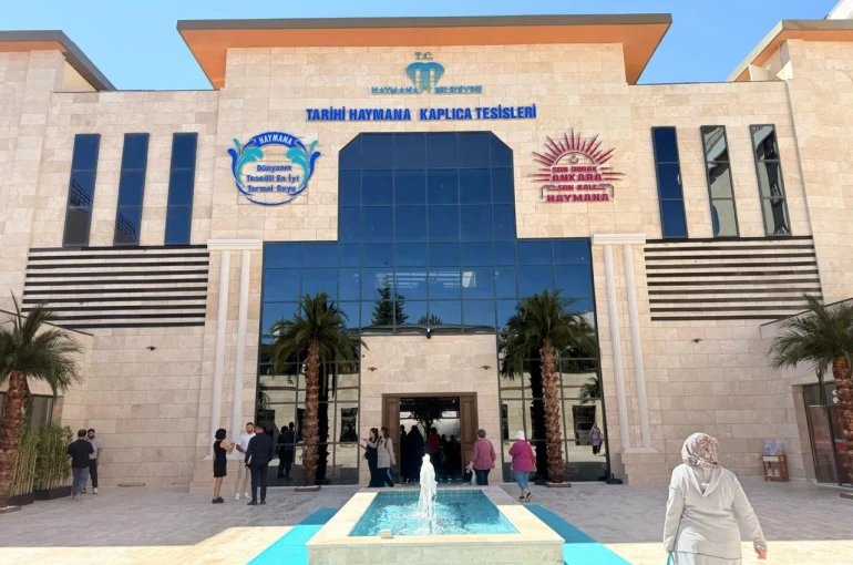 Haymana’nın yeni termal tesisine yoğun ilgi 