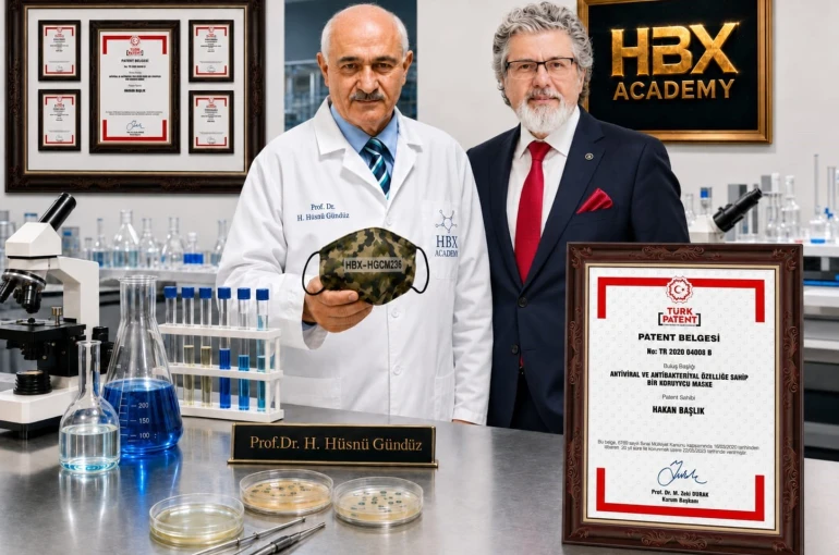HBX Academy, "Antiviral ve antibakteriyel özelliğe sahip koruyucu maske’ patenti aldı 