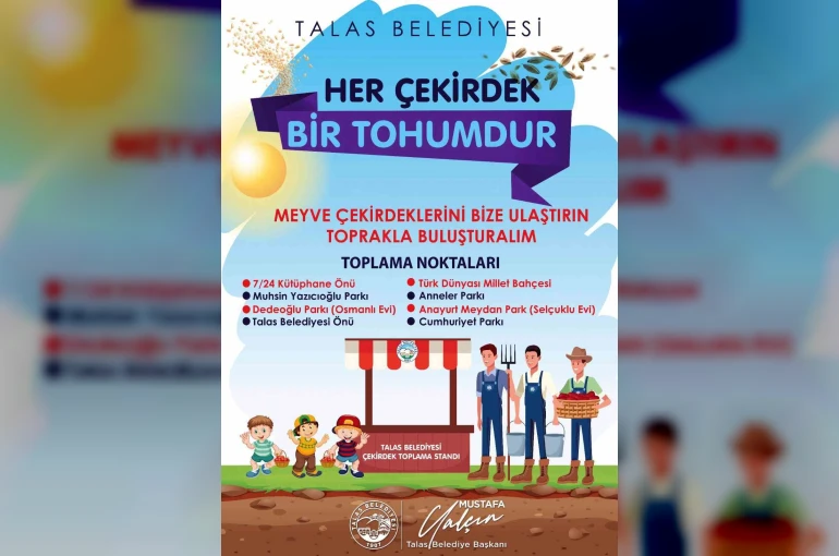 Her çekirdek bir tohum, her tohum geleceğe bir nefes 