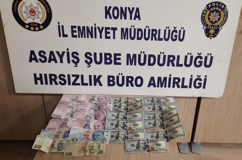 Hırsız kameraya el salladı, Konya polisi kısa sürede yakaladı