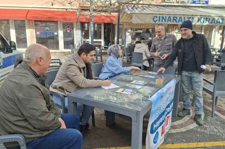 Hisarcık’ta 9 Şubat Sigarayı Bırakma Günü’ne özel farkındalık standı 