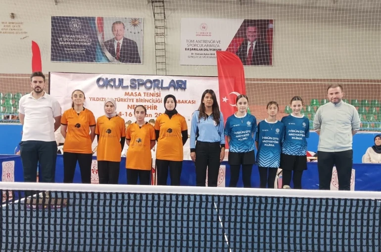 Horasan masa tenisinde Türkiye dokuzuncusu oldu 