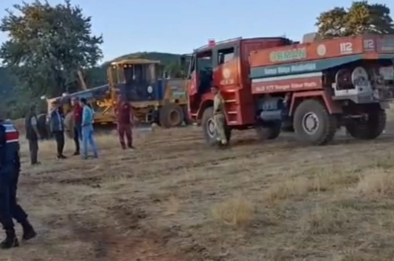 Hüyük’te yaylada çıkan yangın ormana sıçramadan söndürüldü 