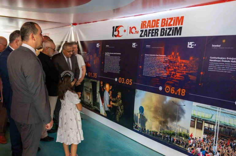 Iğdır’da ’15 Temmuz Anma Çadırı’ ziyarete açıldı 