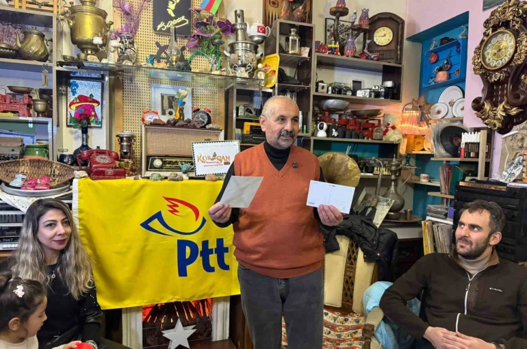 Iğdır’da nostalji rüzgarı: Pul ve kartpostalla mesaj gönderme geleneği yeniden canlandı 