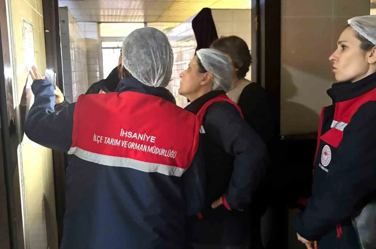 İhsaniye’de gıda işletmelerine yönelik denetim 