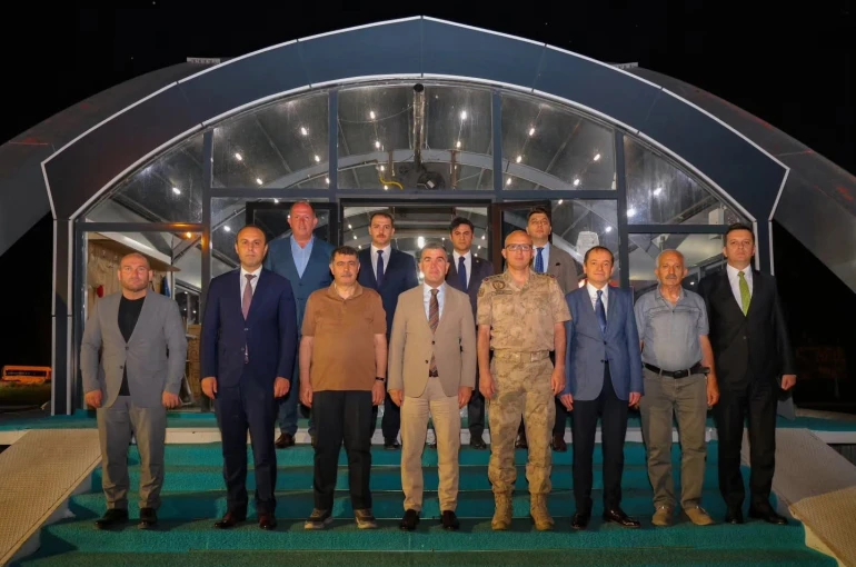 İl Jandarma Komutanı Aslan için veda yemeği düzenlendi