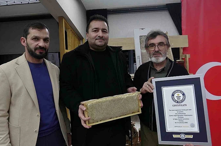 Ilgaz balı dünyanın en pahalı balı olarak Guinness Rekorlar Kitabı’na girdi 
