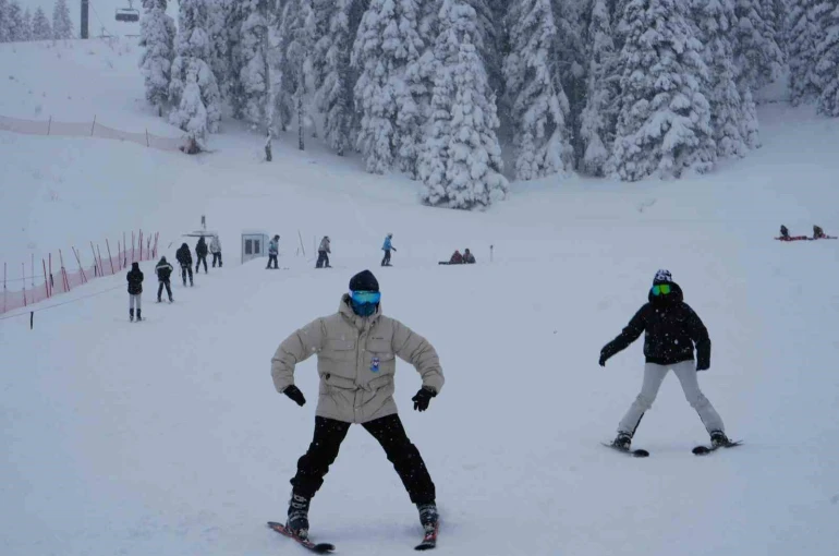 Ilgaz Dağı’nda hafta sonu yoğunluğu 
