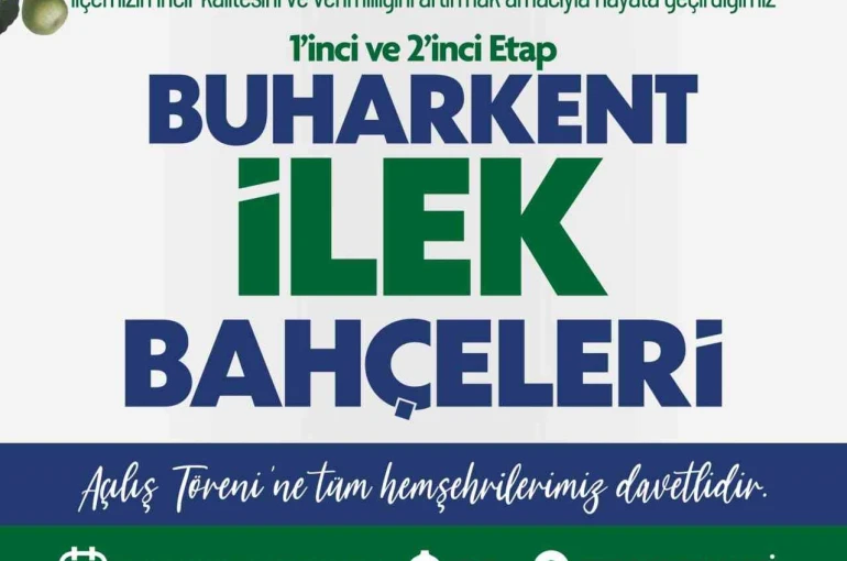 İncirde verim ve kalite için Buharkent’te örnek proje 