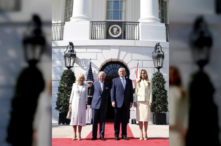 İngiltere Kralı Charles ve eşi Kraliçe Camilla ABD’de 