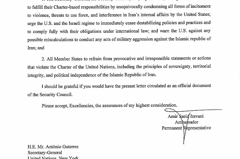 İran, BM’ye gönderdiği mektupta protestolardaki ölümlerden ABD ve İsrail’i sorumlu tuttu 