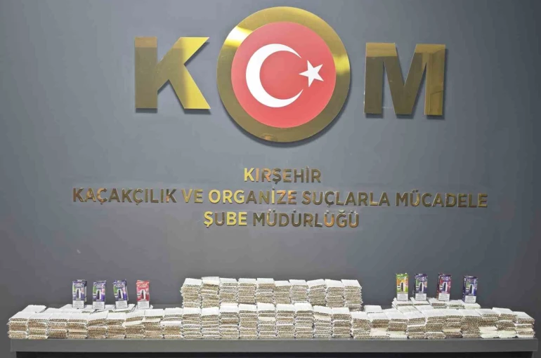 İş yeri aramasında 7 bin 420 adet doldurulmuş makaron ele geçirildi