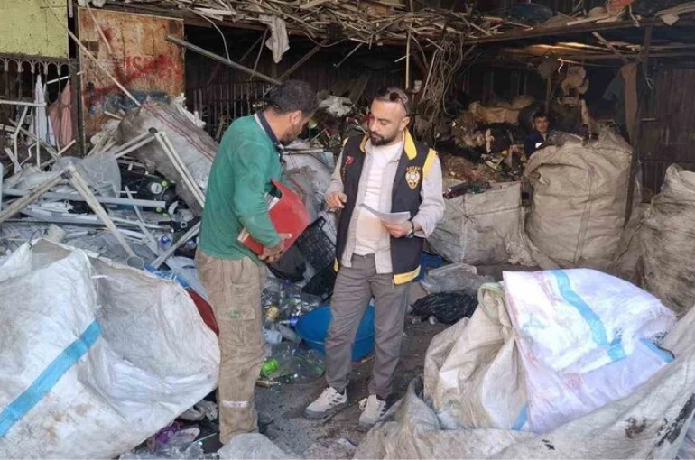 İskenderun’da hurdacılar denetlendi 