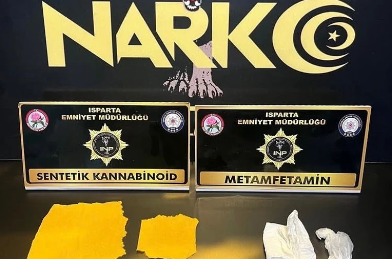 Isparta’da uyuşturucu operasyonunda 2 şüpheliye adli işlem
