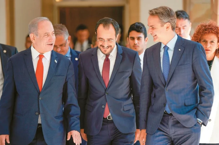 İsrail, Yunanistan ve GKRY’den ortak bildiri: "Güvenlik, savunma ve askeri konularda üçlü iş birliği güçlendirilecek"