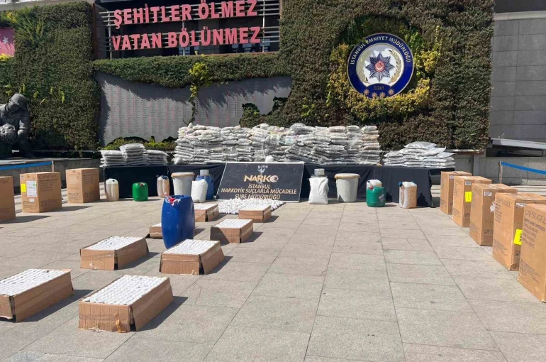 İstanbul’da uyuşturucu operasyonu: Yarım tondan fazla uyuşturucu ele geçirildi